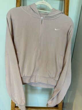 Nike Zip Up Hoodie Lavender Neutral Size S Athleisure